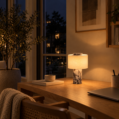 Natürliche Stein LED Tischlampe