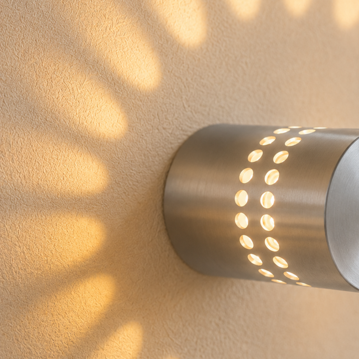 Kreisförmige Aluminium LED Wandlichter
