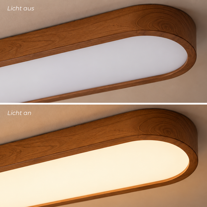 Moderne Ovale Lineare LED-Deckenleuchte