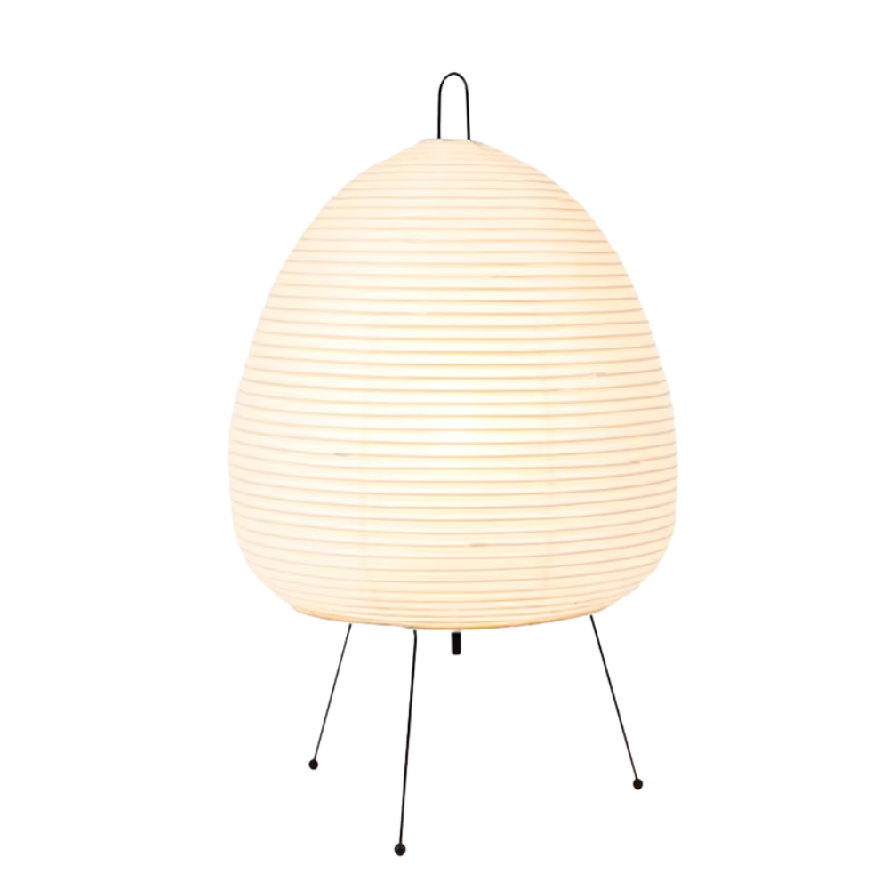 Japandi Reispapier Tischlampe