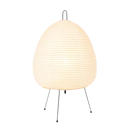 Japandi Reispapier Tischlampe