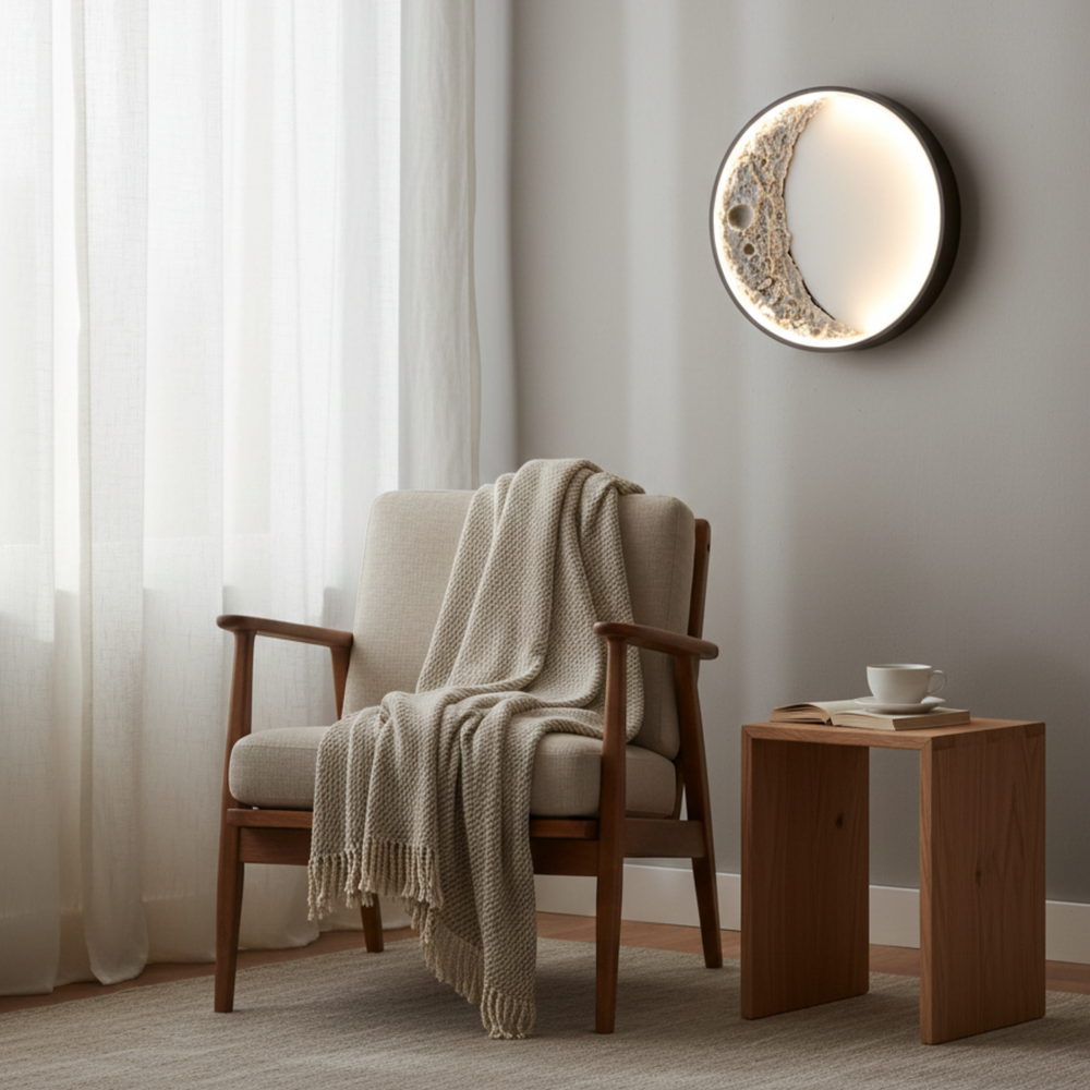 Moderne LED Mond Wandlampe